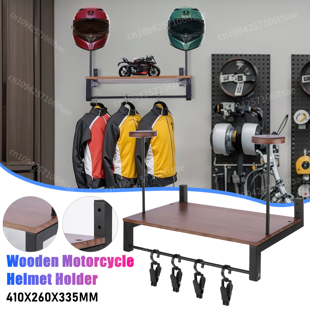 Wooden Display Rack For Motorc - Motorcycle Gear Display Rack ulasan dan harga
