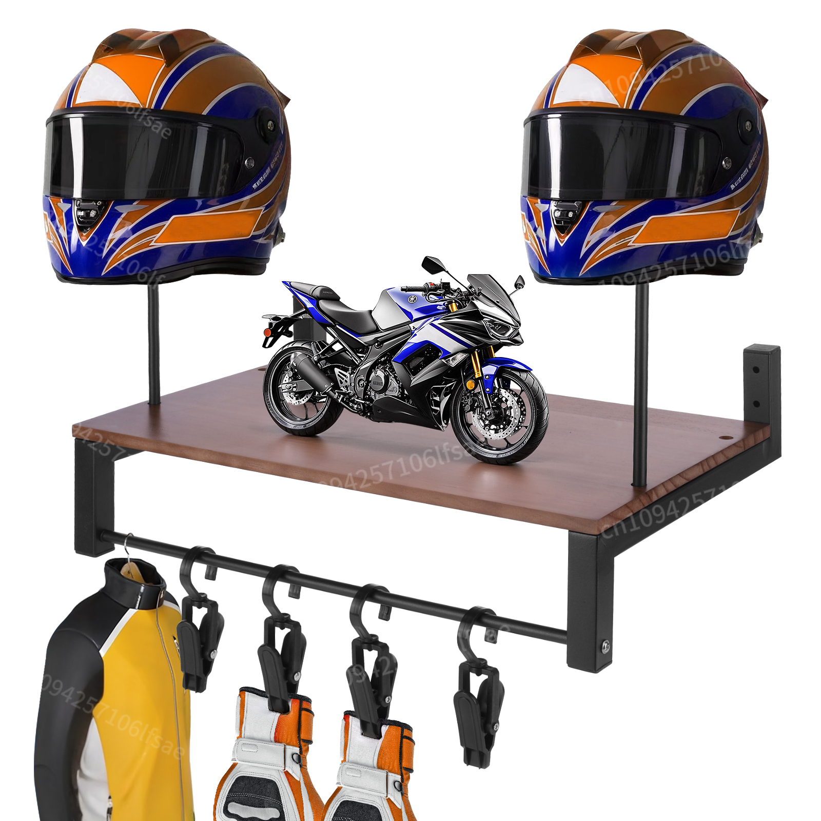 Wooden Display Rack For Motorc - Motorcycle Gear Display Rack ulasan dan harga