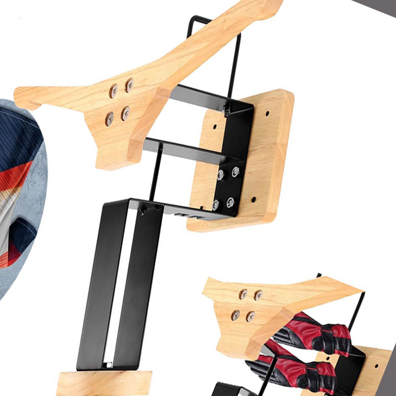 Wood Motorcycle Helmet Holder  - Motorcycle Gear Holder ulasan dan harga