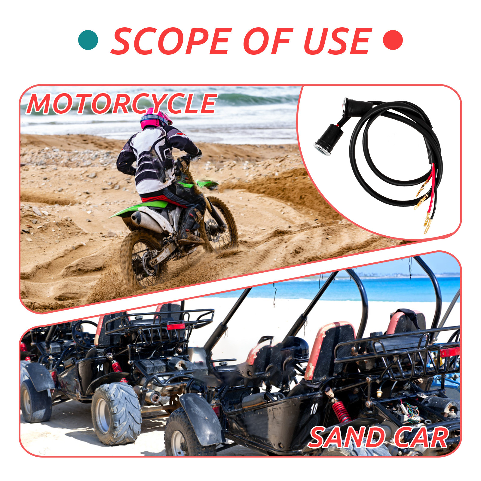 1Pair Motorcycle Gear Indicato - Motorcycle Gear Indicator ulasan dan harga