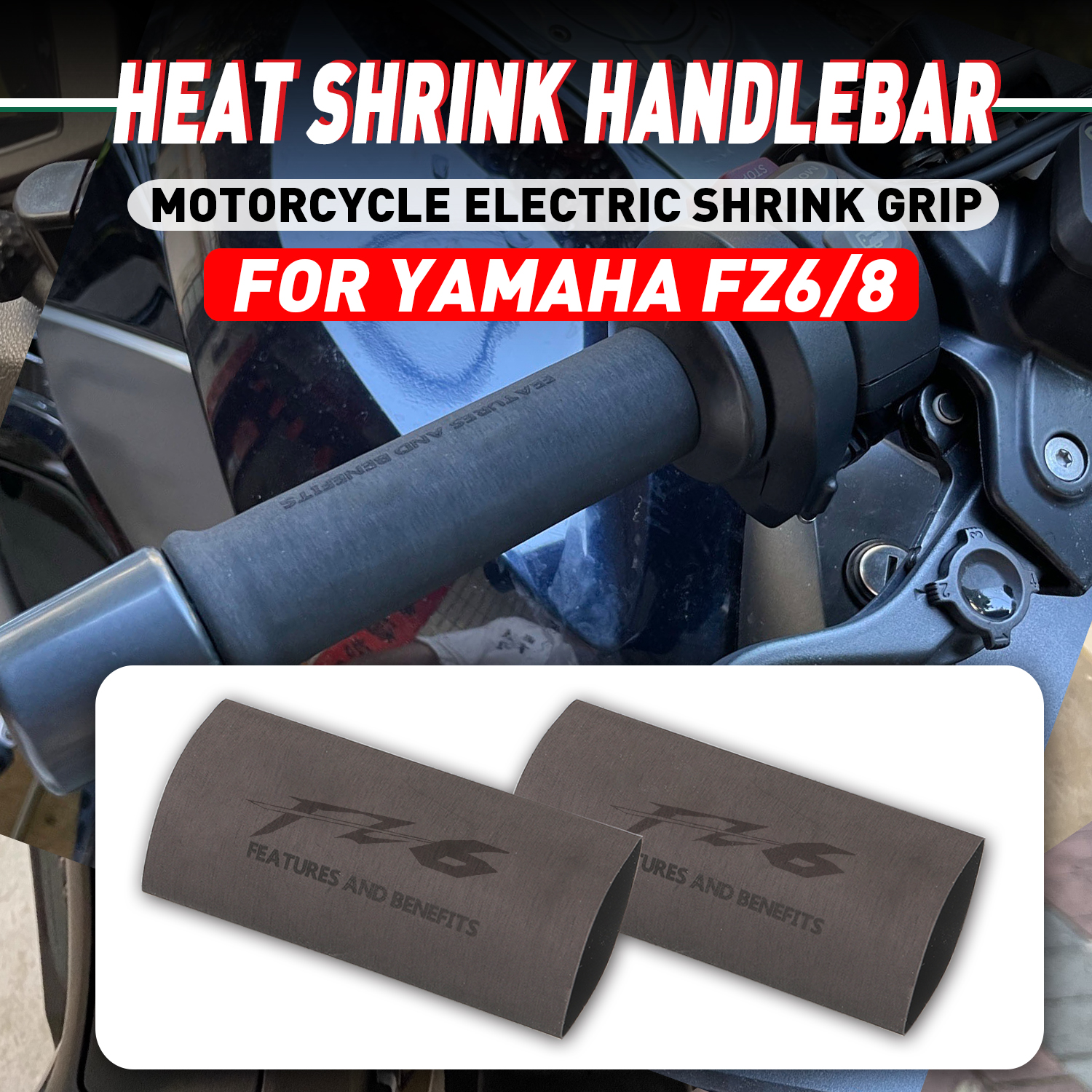 Heat shrinkable Grip For YAMAH - Handlebar Grip Heated ulasan dan harga