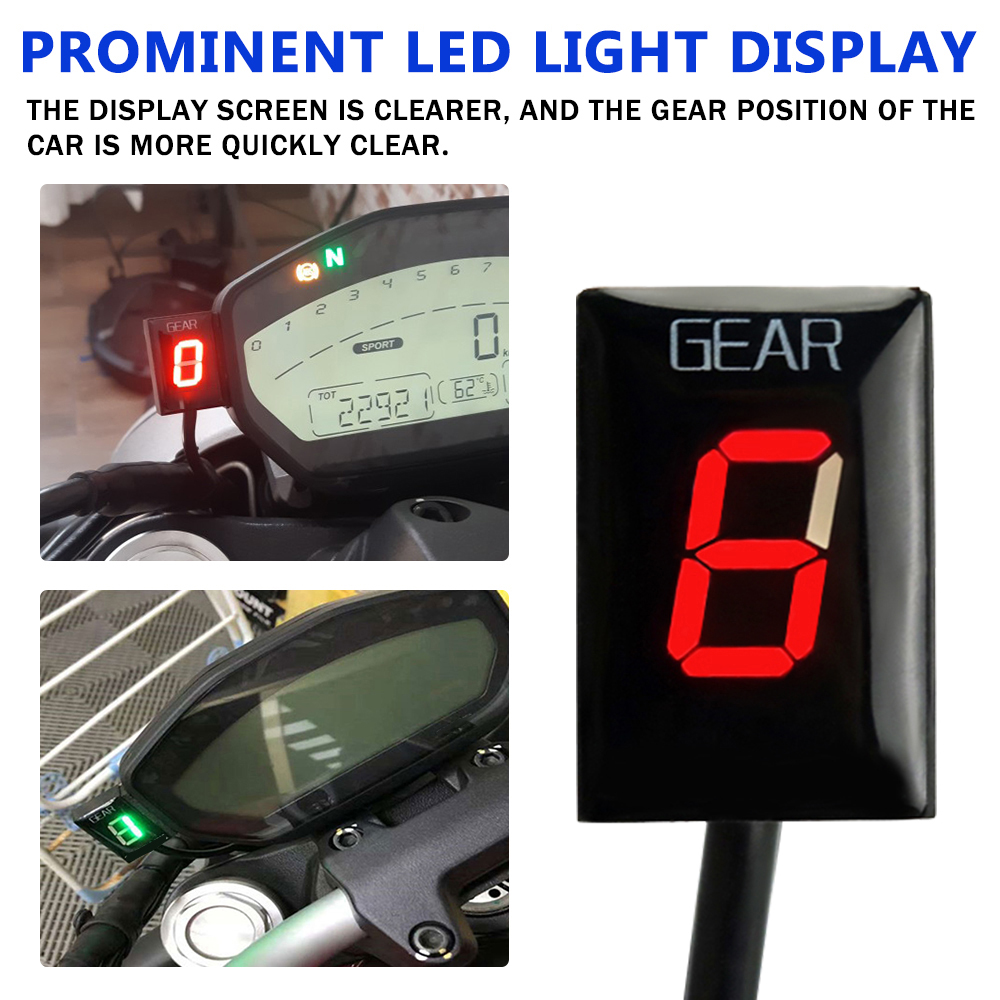 EFI Motorcycle 1-6 Level Speed - Motorcycle Gear Indicator ulasan dan harga