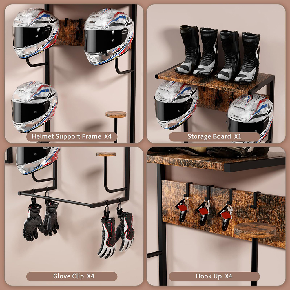 Urban Deco Motorcycle Helmet H - Motorcycle Gear Display Rack ulasan dan harga