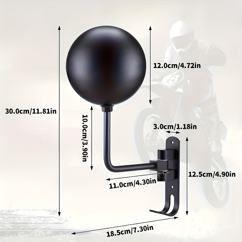 Motorcycle Helmet Holder Swive - Motorcycle Gear Holder ulasan dan harga