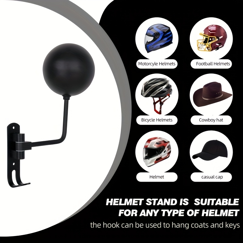 Motorcycle Helmet Holder Swive - Motorcycle Gear Holder ulasan dan harga