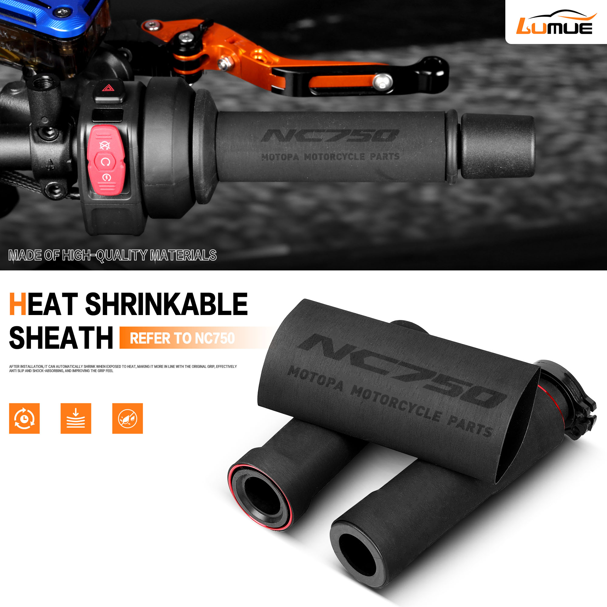 Motorcycle Accessories No-slip - Handlebar Grip Heated ulasan dan harga