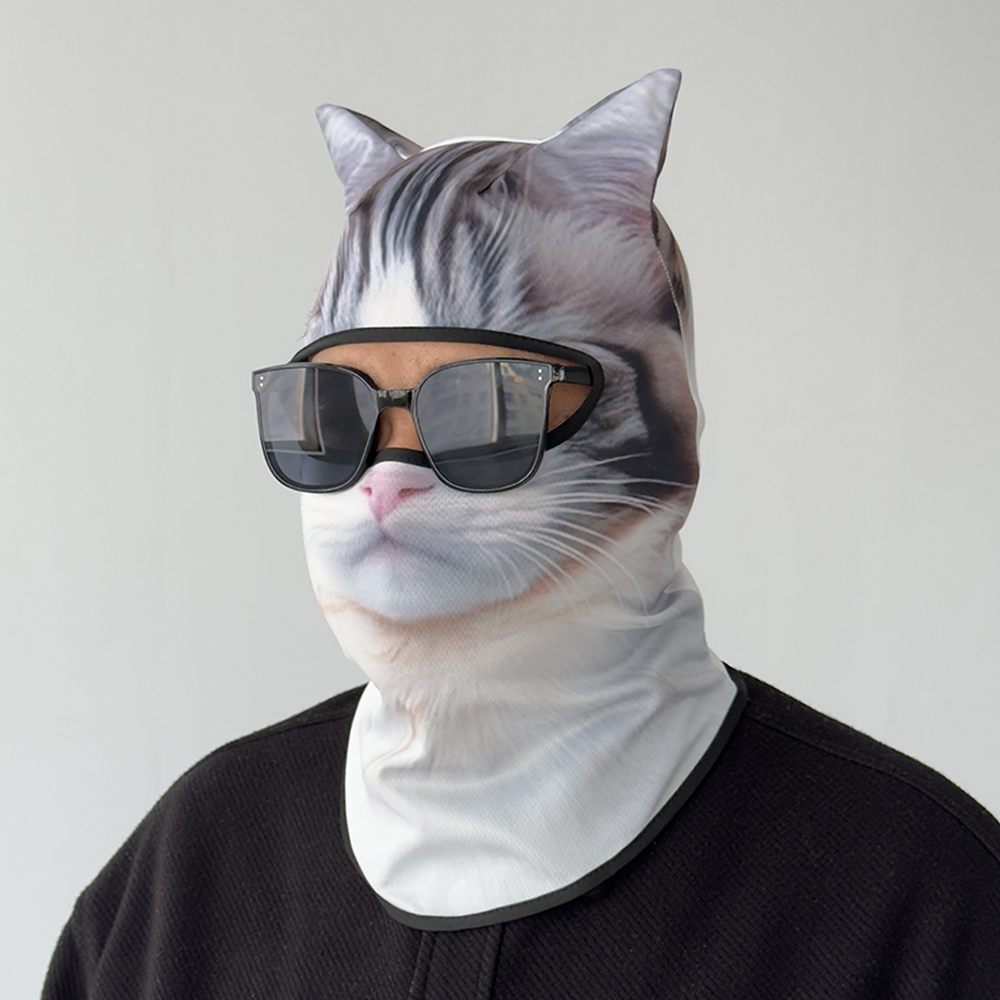 3D Animal Face Mask Motorcycle - Motorcycle Gear Dogs ulasan dan harga