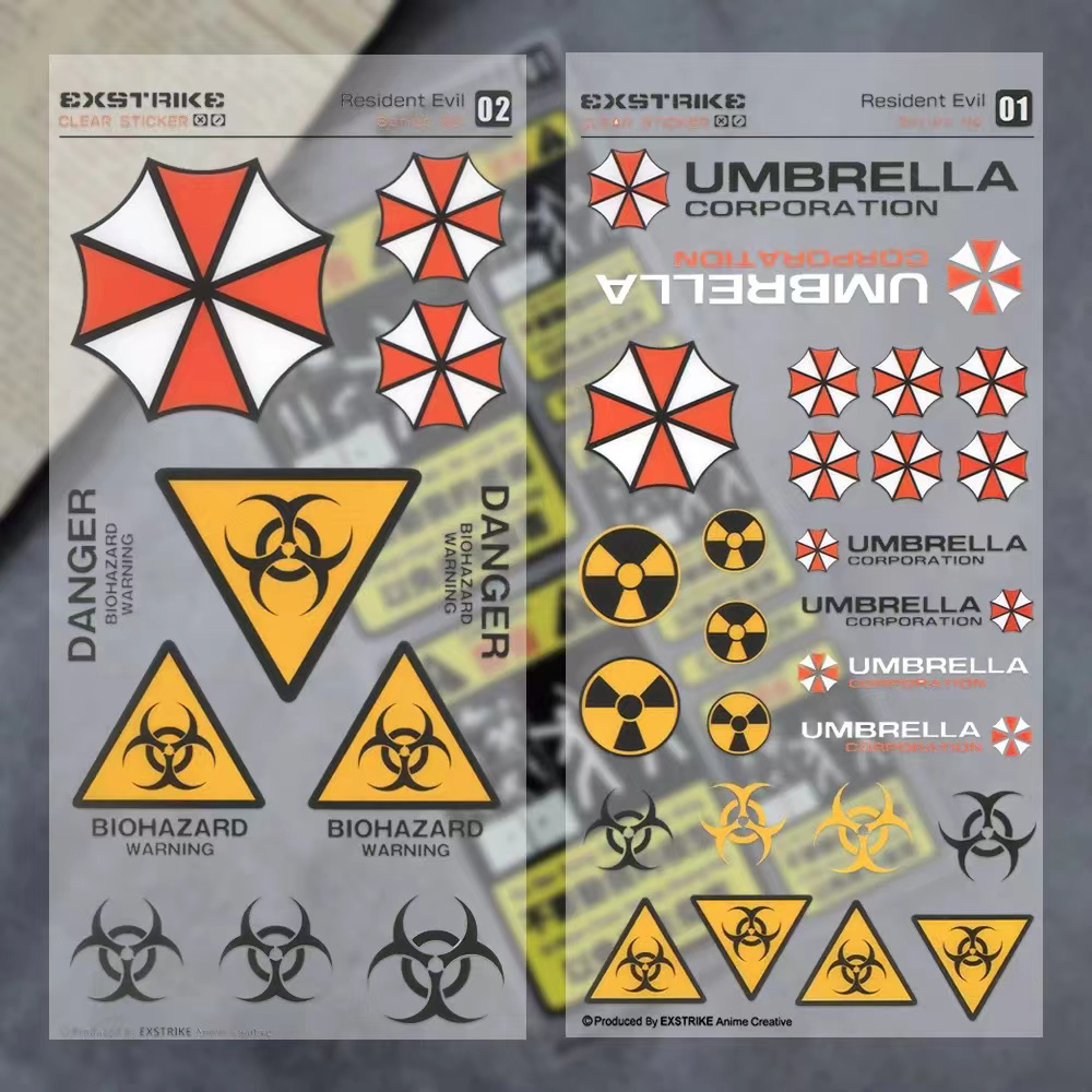 Resident Evil Umbrella Logo Re - Gear Set Motorcycle ulasan dan harga