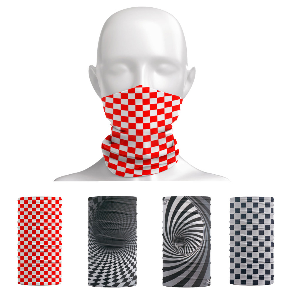 Plaid Pattern Headband Outdoor - Motorcycle Gear On Sale ulasan dan harga