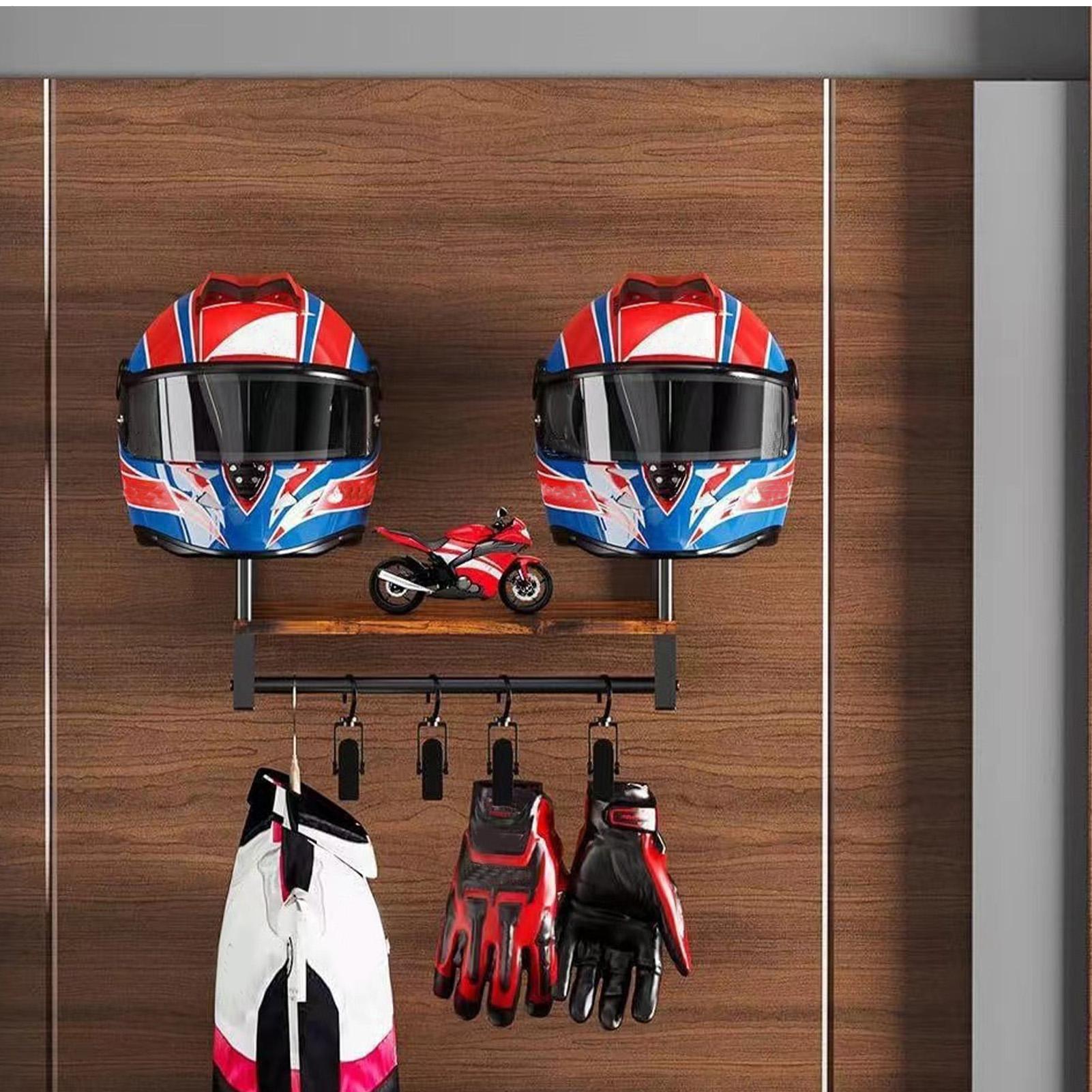Wooden Motorcycle Helmet Displ - Motorcycle Gear Display Rack ulasan dan harga