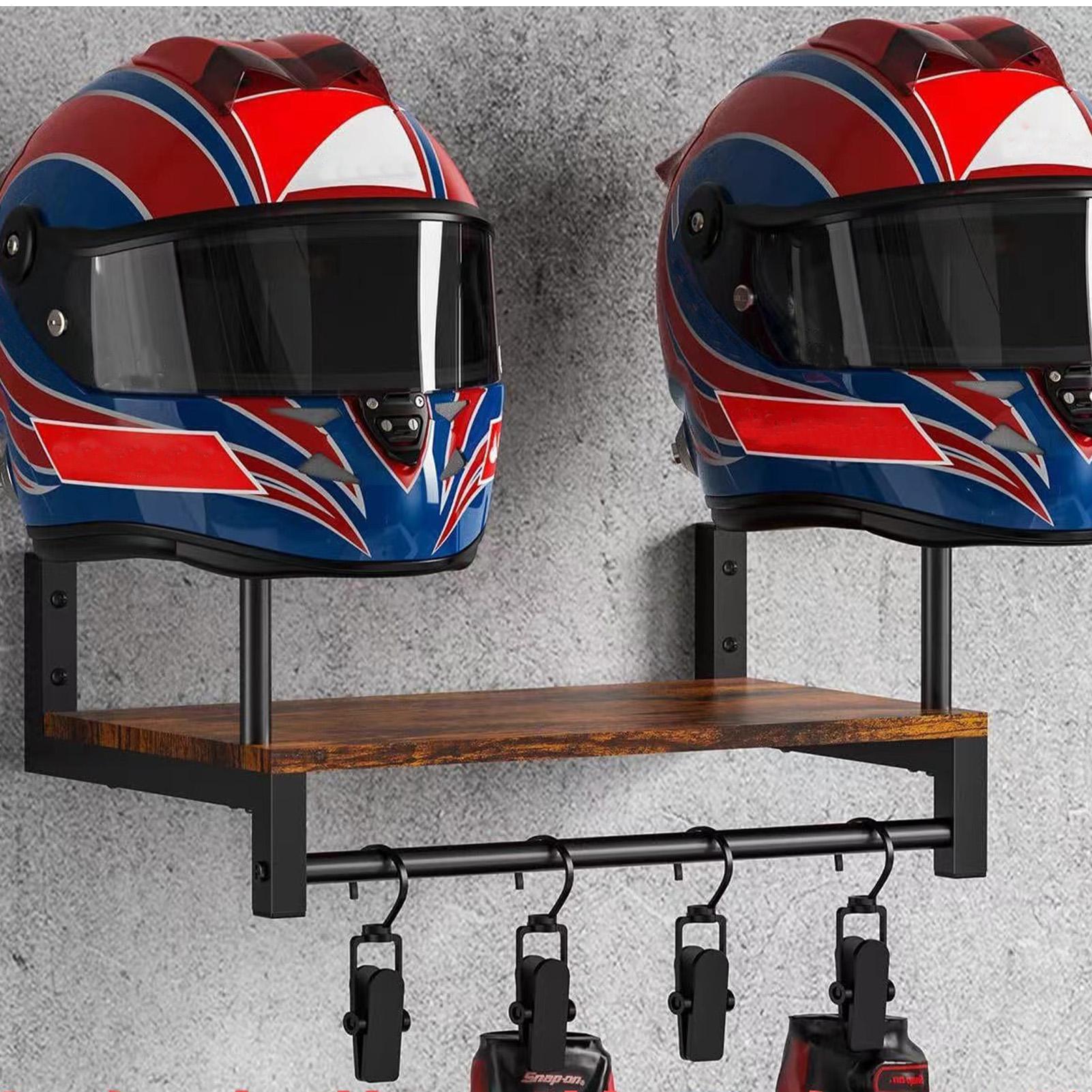 Wooden Motorcycle Helmet Displ - Motorcycle Gear Display Rack ulasan dan harga