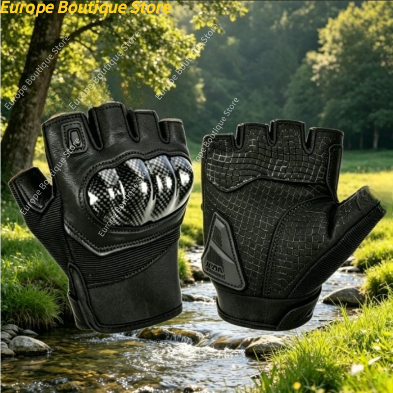 Half Finger Motorcycle Gloves  - Motorcycle Gear For Summer ulasan dan harga