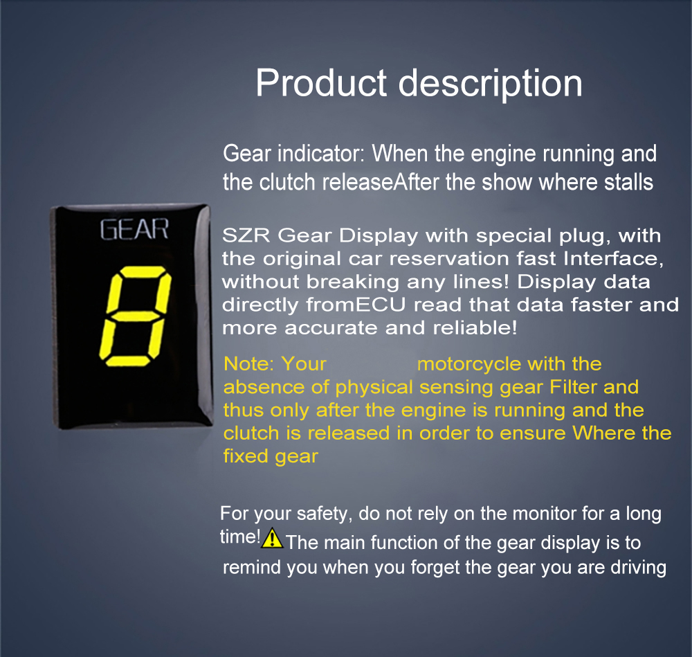 Motorcycle Gear Indicator For  - Motorcycle Gear Indicator ulasan dan harga