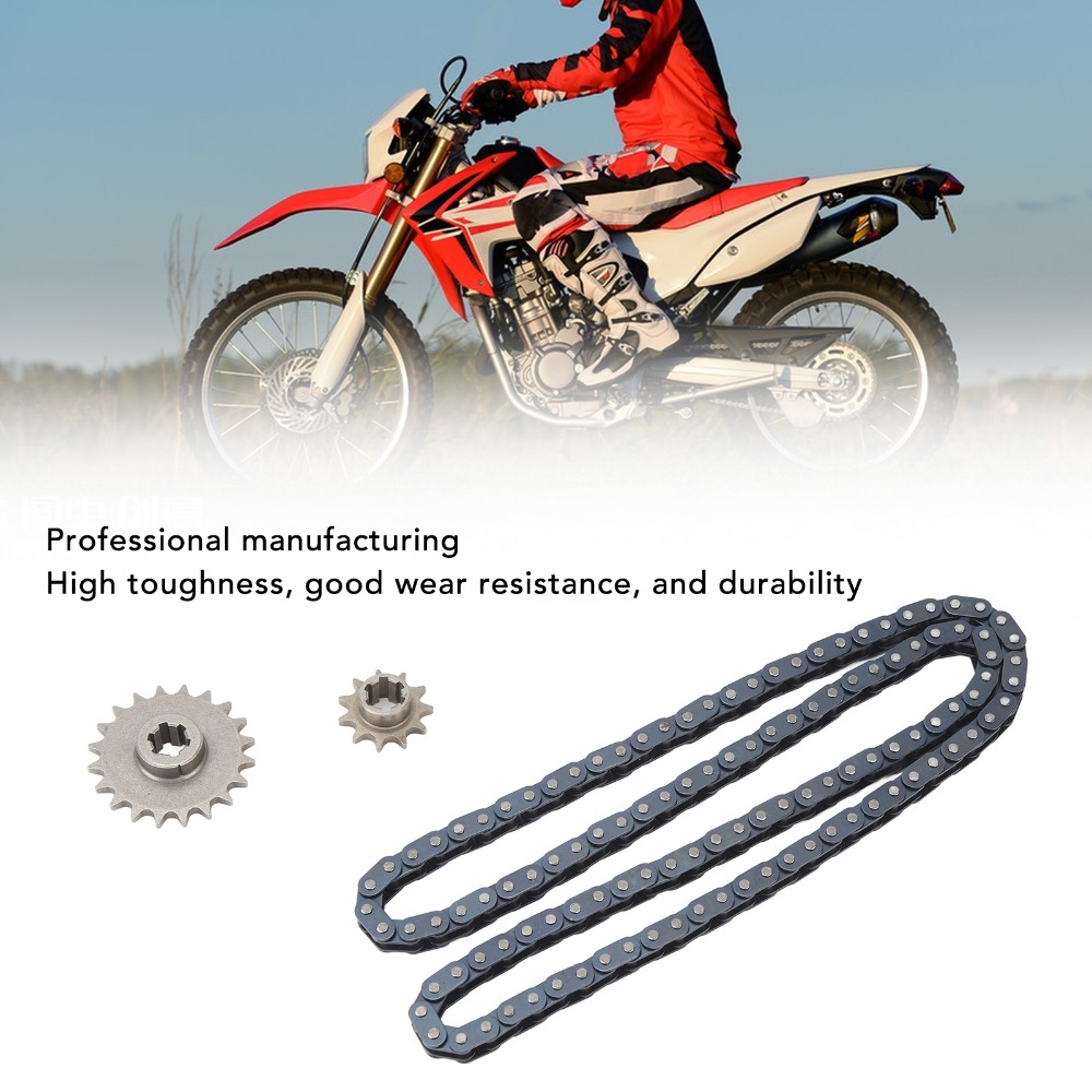 T8F 116 Links Drive Chain Kit  - Gear Set Motorcycle ulasan dan harga