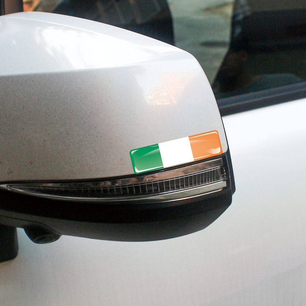 Ireland Flag 3D Epoxy Resin De - Motorcycle Gear Ireland ulasan dan harga