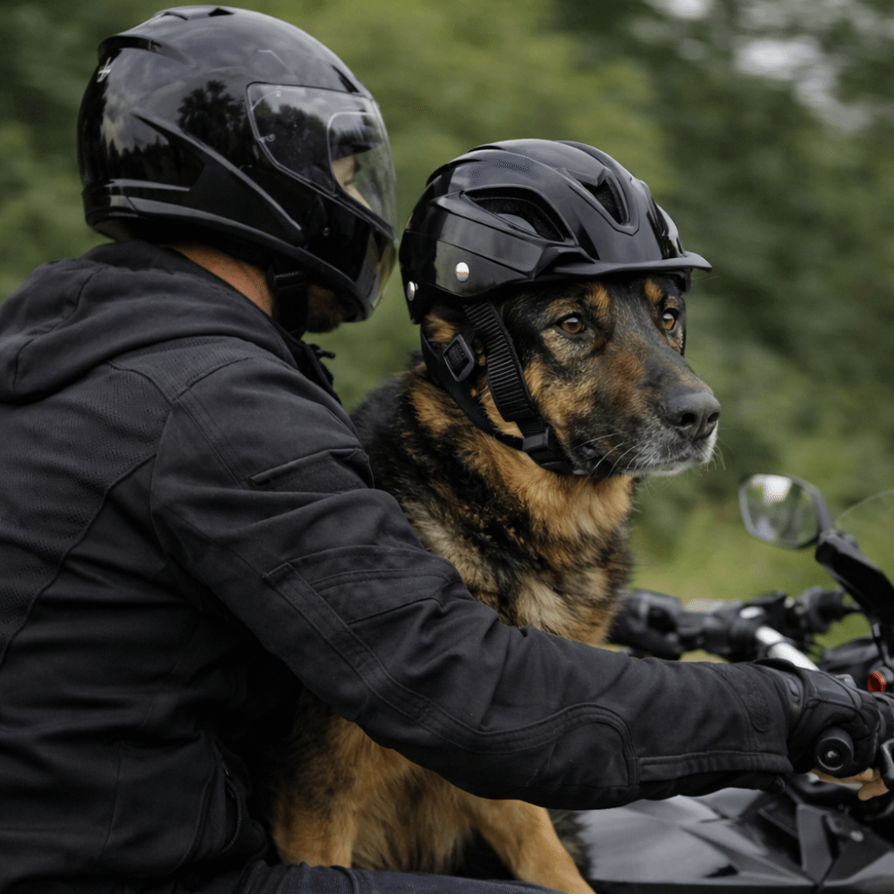 Pet Headgear Adjustable Dog He - Motorcycle Gear Dogs ulasan dan harga